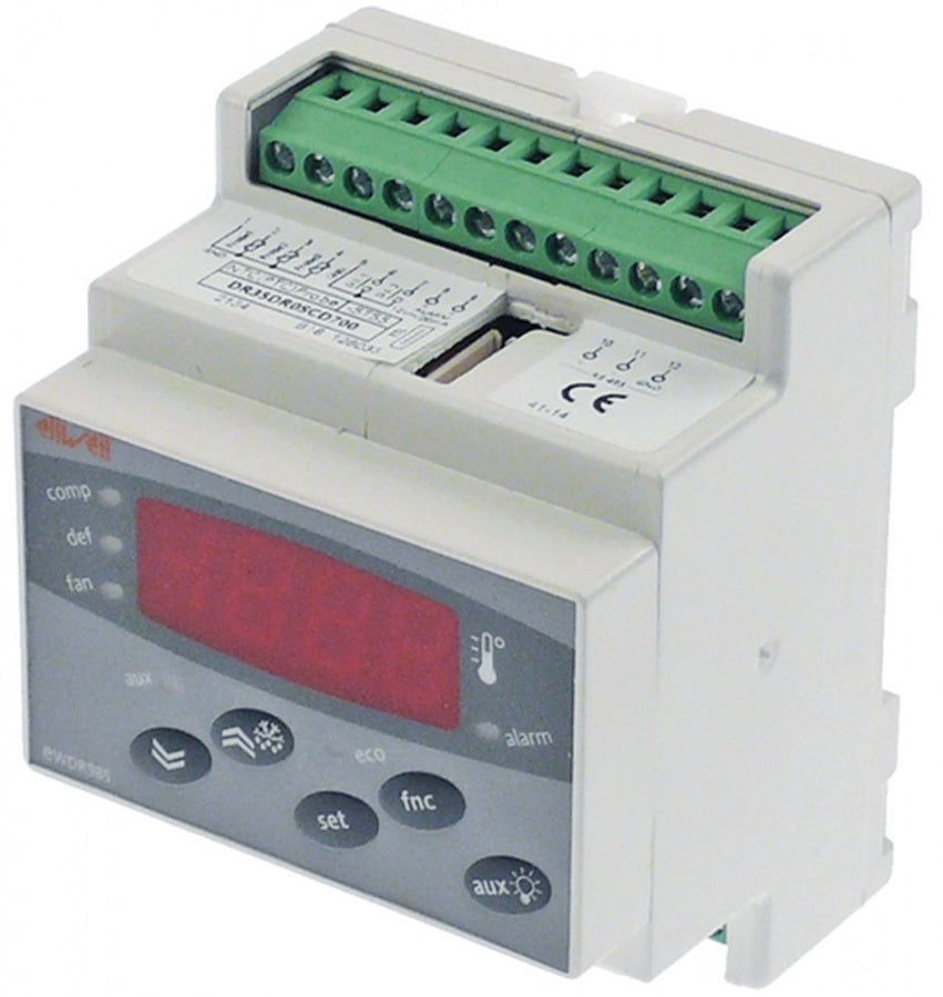 electronic controller ELIWELL type EWDR983/CSLX model DR38CF0SCD700 70x85mm 230V voltage AC