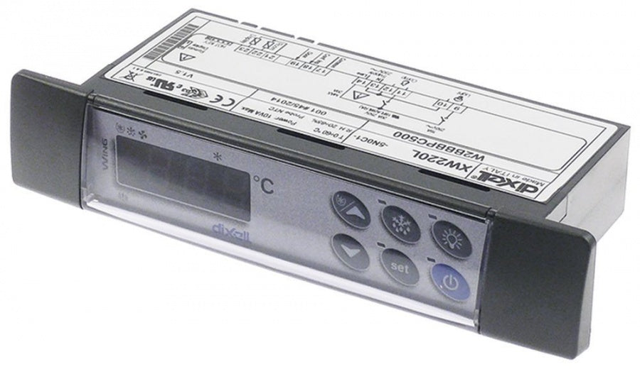 electronic controller DIXELL XW220L-5N0C1 150x30mm built-in depth 65,5mm 230V voltage AC NTC