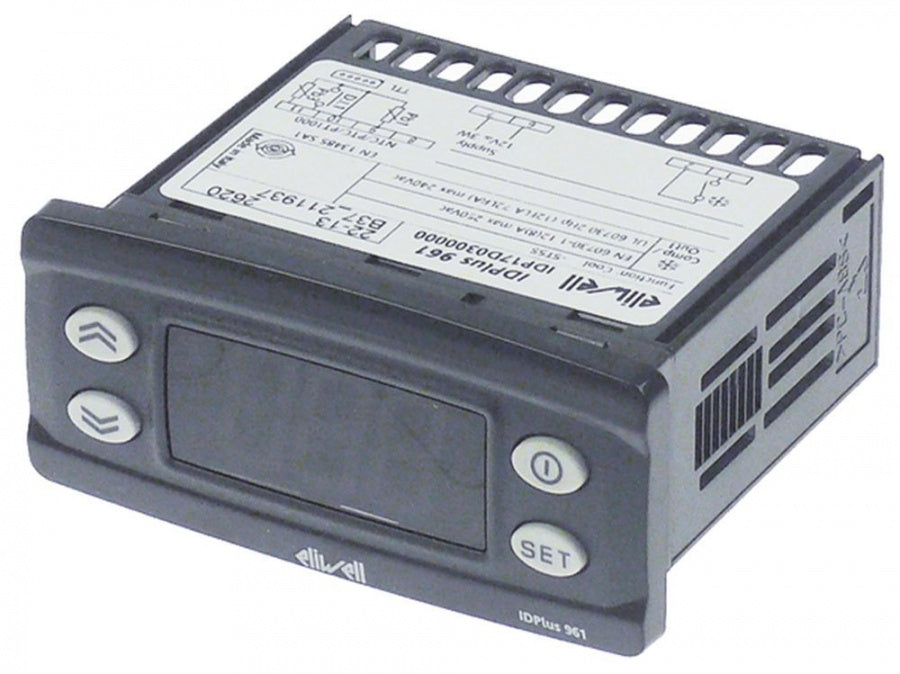 electronic controller ELIWELL type IDPlus 961 model IDP17D0300000 71x29mm 12V voltage AC/DC