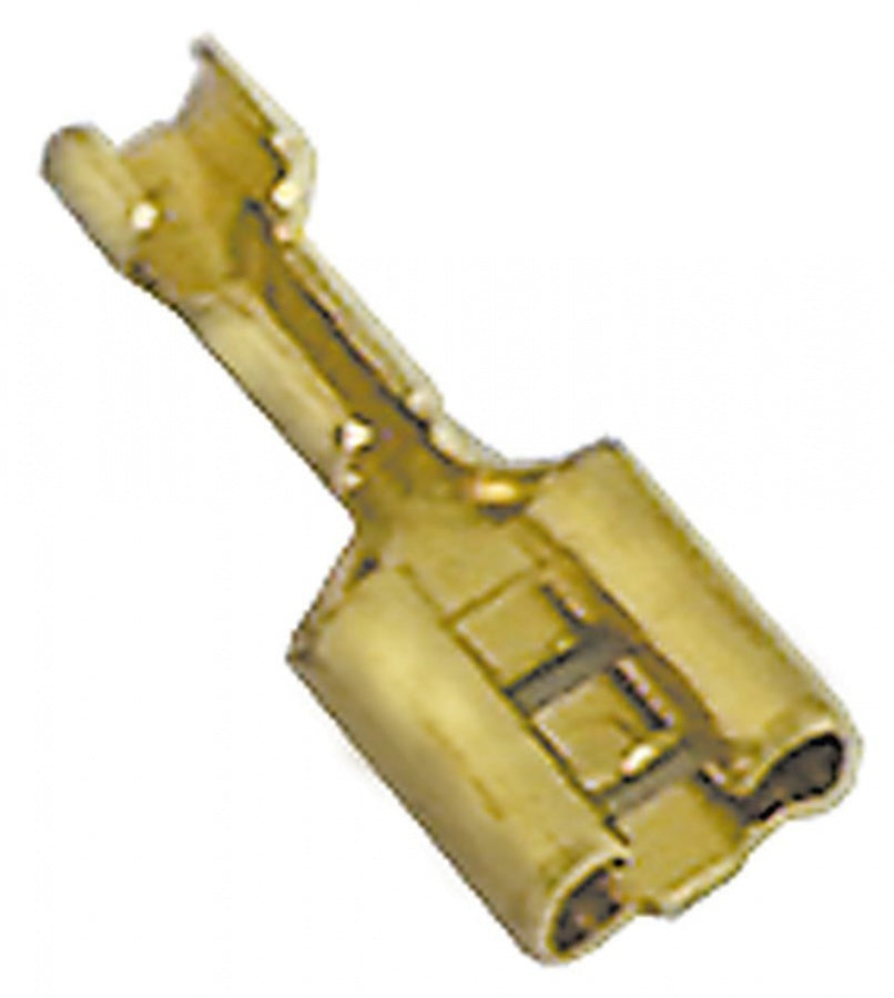 Papuc terminal CuZn 6,3x0,8 mm, pentru fir 1,0-2,5 mm², 20 de bucati - 100022