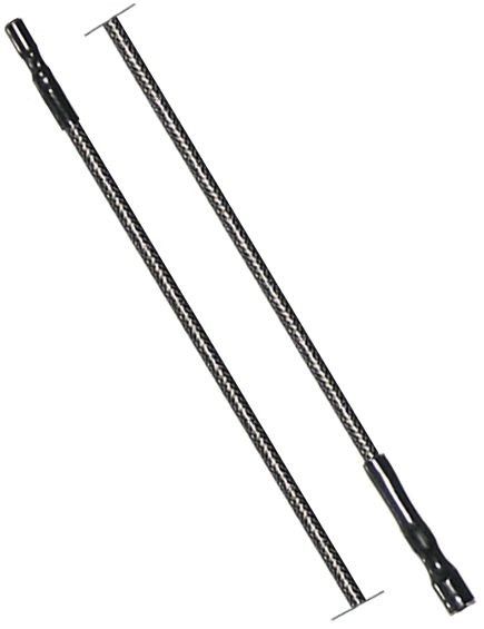 Cablu de aprindere / scanteie 2000 mm, terminali cilindrici ø2,4mm/ø4mm - 100194, 100137