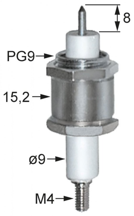 Electrod de aprindere, conector M4 - 100741