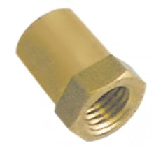 Piulita pentru termocupla filet M8x1 mm, H 15 mm, hexagon 11mm, alama - 100965