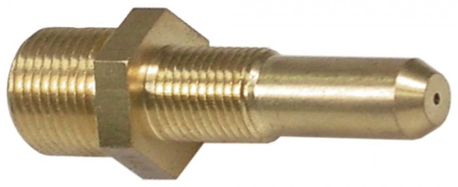 gas injector T1 3/8" T2 M12x1,25 WS 19 bore ø 3,5mm natural gas pressure range 20mbar