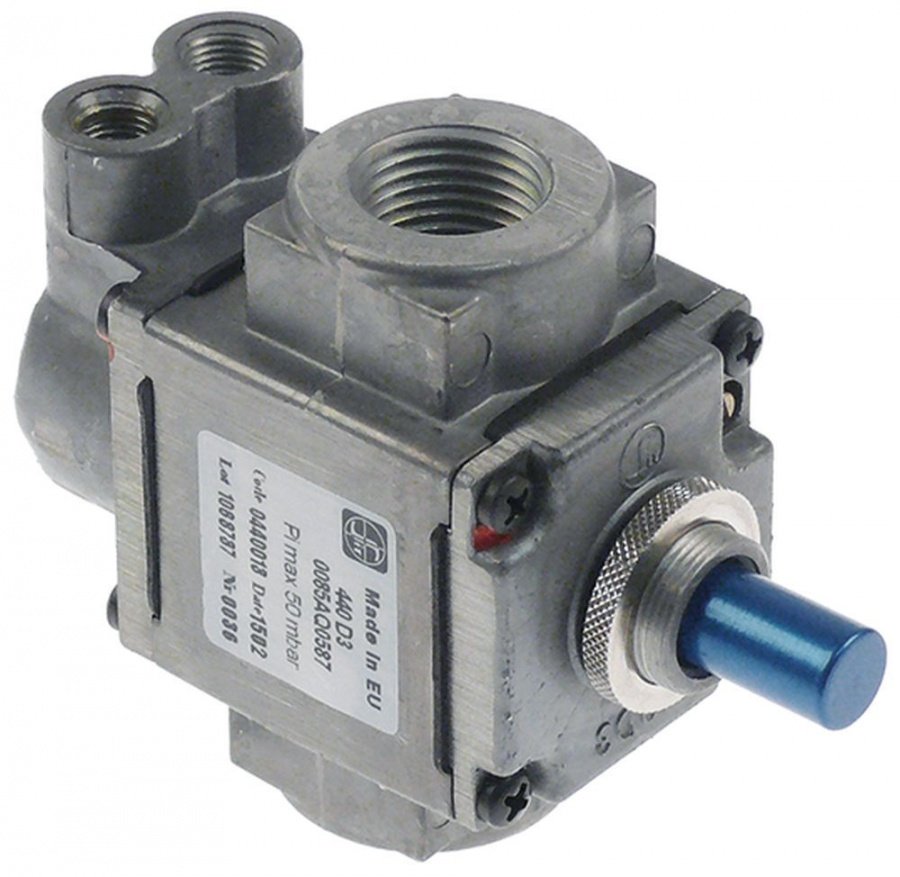 Valva de gaz SIT 0.440.013, intrare gaz ½", iesire gaz ½", racord termocupla M9, 0085AQ0587 - 101100