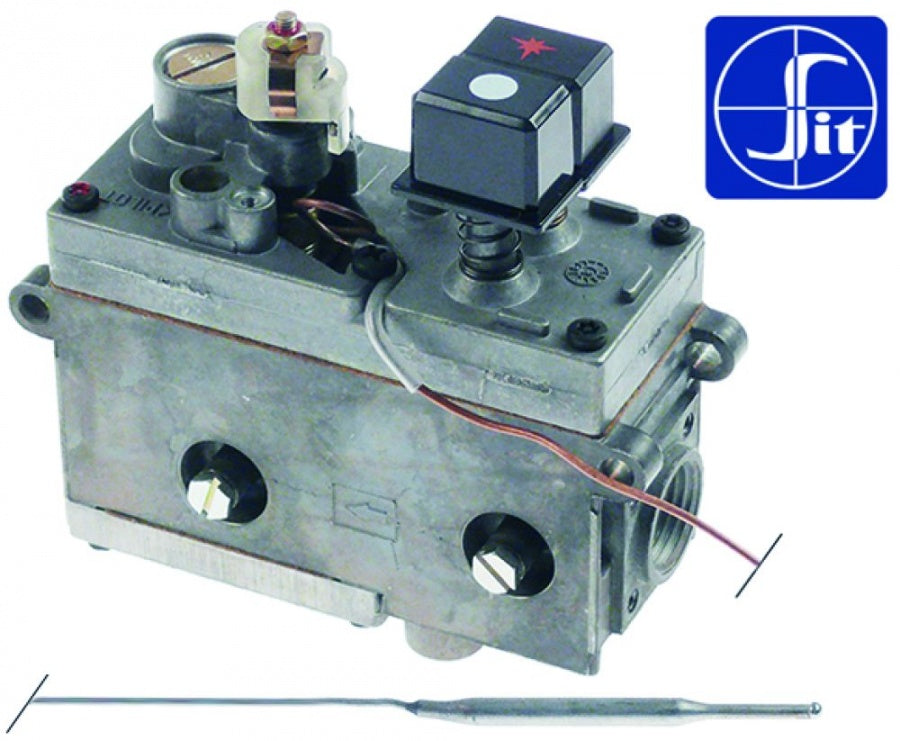 Valva de gaz termostatica serie 710 Minisit, 100-340°C, SIT 0710650, pentru gratar / cuptor / plita - 101132
