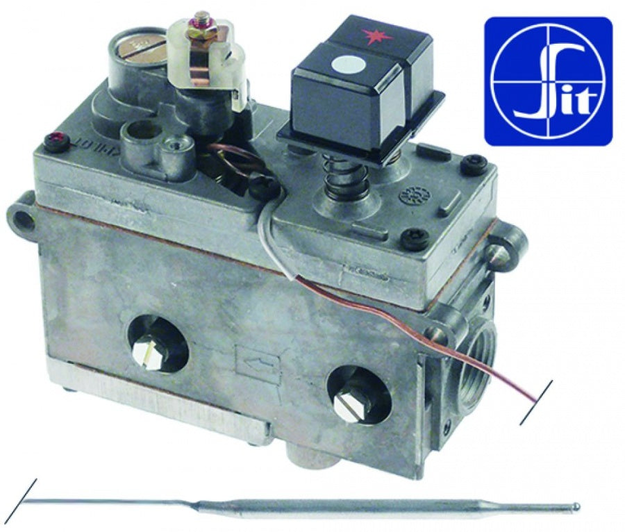 Valva de gaz termostatica serie 710 Minisit 110-190°C, SIT 0710756, bulb ø 6 x 105 mm, capilar 1050 mm, pentru friteuza - 101135