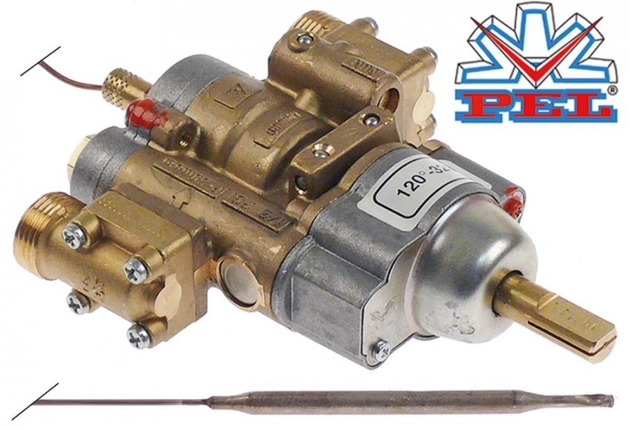 Robinet de gaz termostatic PEL 24STS, 120-320°C - 101161