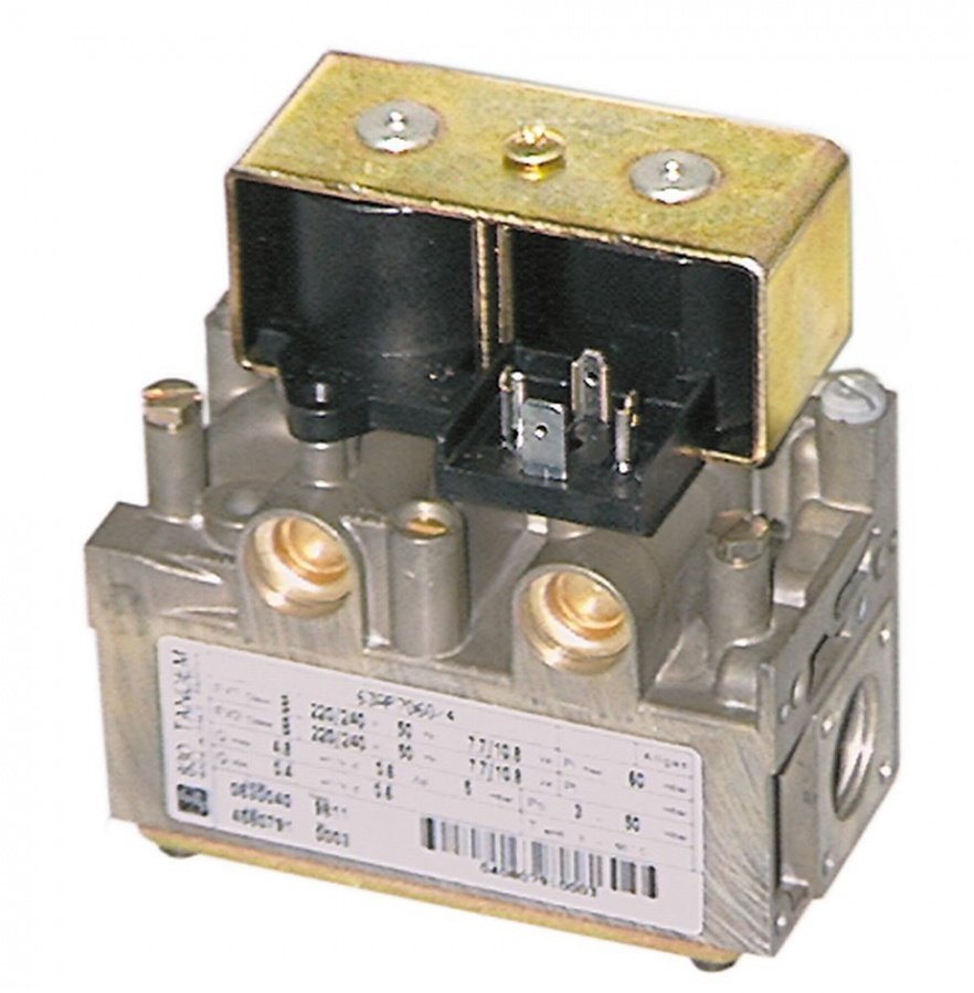 Valva de gaz TANDEM 830, 230V, 50Hz, 3-50mbar, racorduri gaz 1/2", SIT 0.830.040, 0830040 - 101189