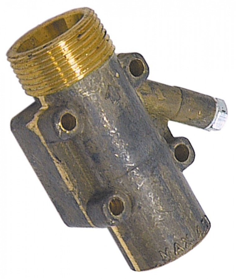 gas connecting piece thread M24x1,5 tube ø 12/16mm horizontal for PEL gas taps