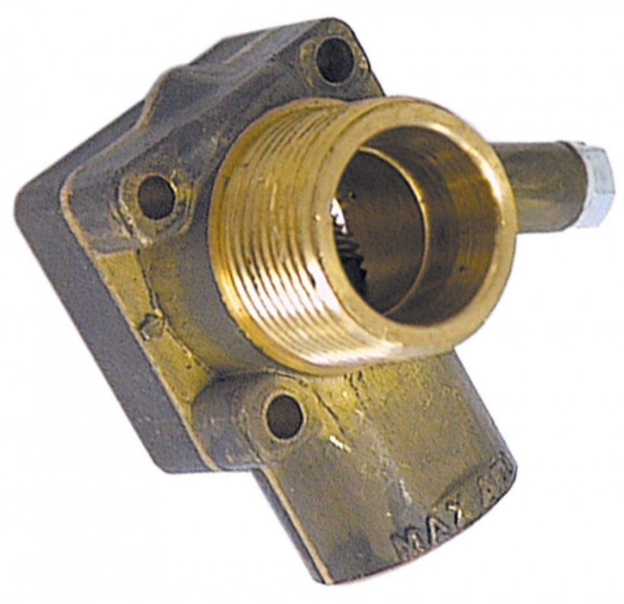 gas connecting piece thread M24x1,5 tube ø 12/16mm vertical for PEL gas taps