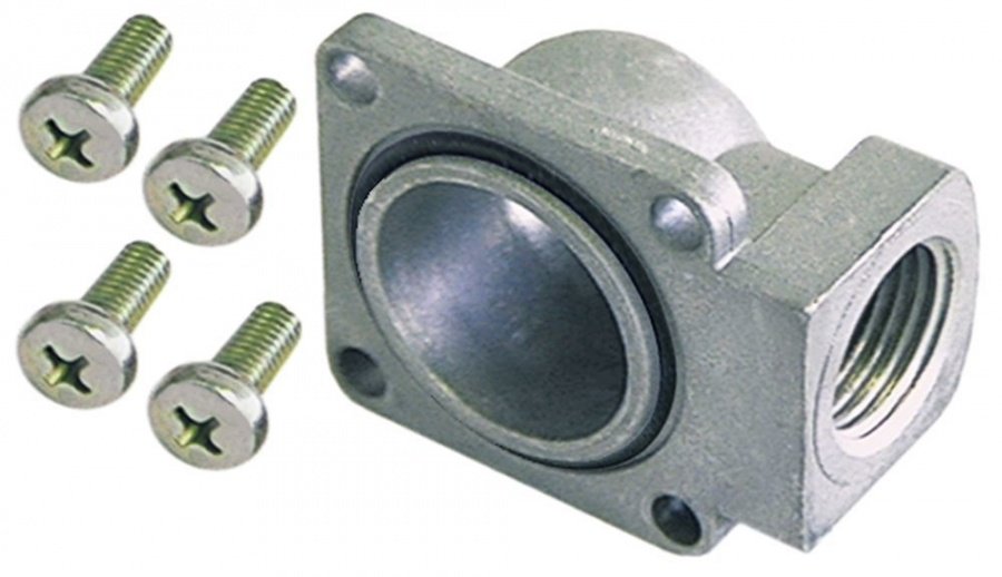Flansa de conectare cotita, filet 3/4" - 101308