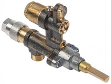 Robinet de gaz MADEC, cu duza pe iesire, intrare M12x1 (teava ø 8 mm), ax 6x4.6 mm - 101374