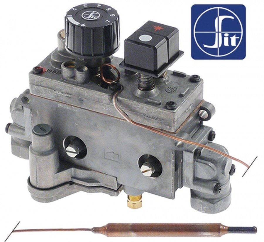 Valva de gaz termostatica 710 Minisit 30 - 90°C, racorduri ½" - 101432