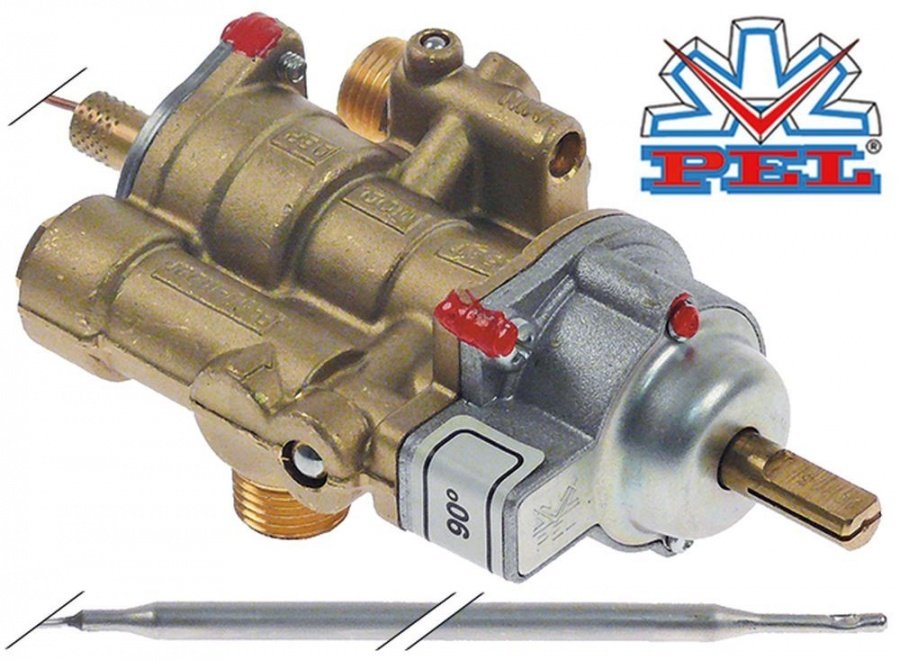 Robinet de gaz termostatic PEL 25ST 30-90°C - 101441