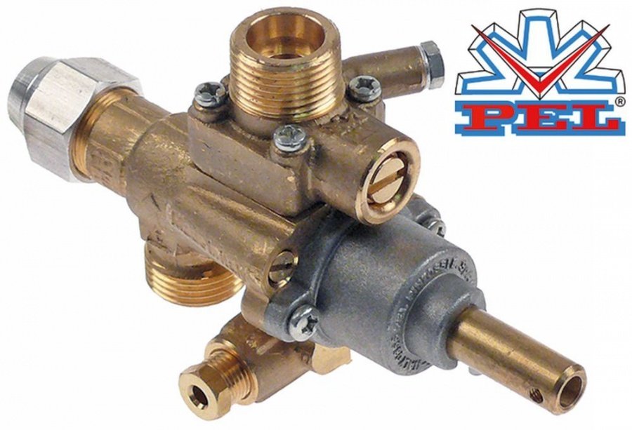 Robinet de gaz CH110, ax rotund 10 mm - 101457