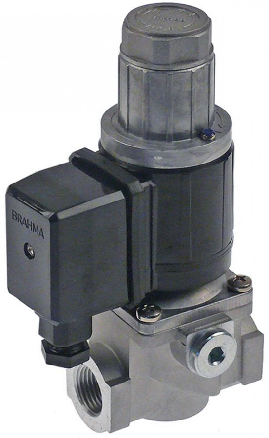 Electrovalva BRAHMA reglabila 1/2", 230V, 63AQ0626, deschidere nominala 15 mm, L 72 mm, bobina 13922051 - 101488
