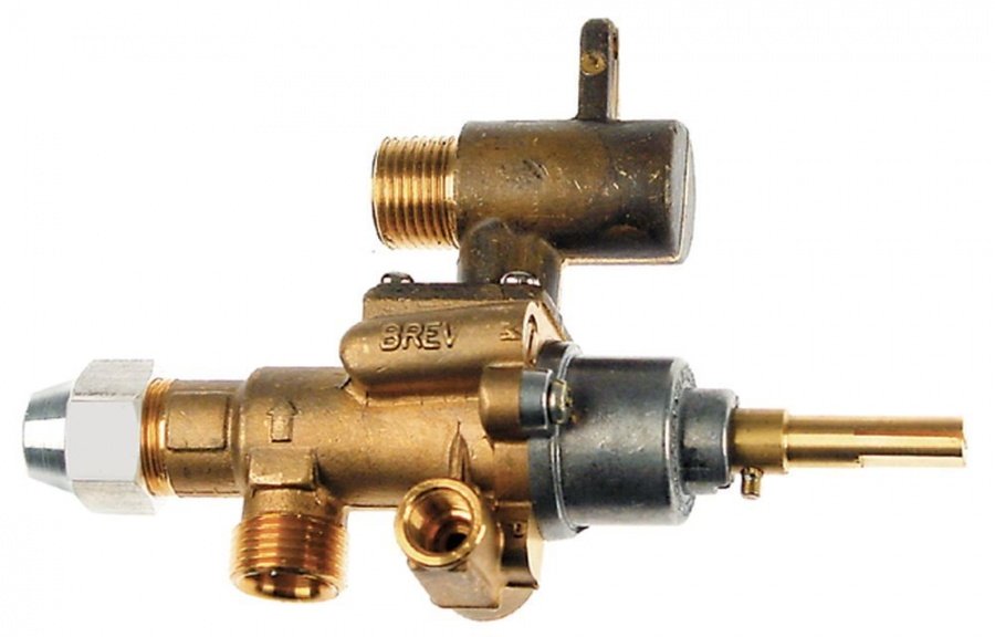 gas tap alternatives to EGA type GPEL22R with pipe outlet gas input M18x1,5 (tube ø 12mm)