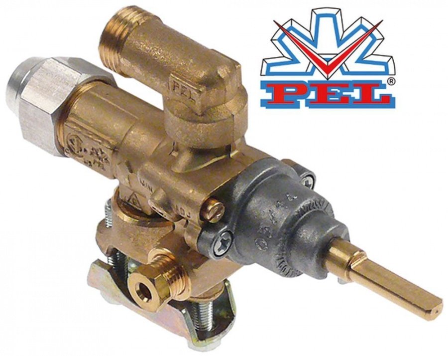 Robinet de gaz  PEL21S V, montare cu colier - 101628