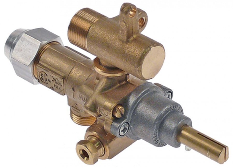 gas tap alternatives to EGA type GPEL21R with pipe outlet gas input M15x1 (tube ø 10mm)