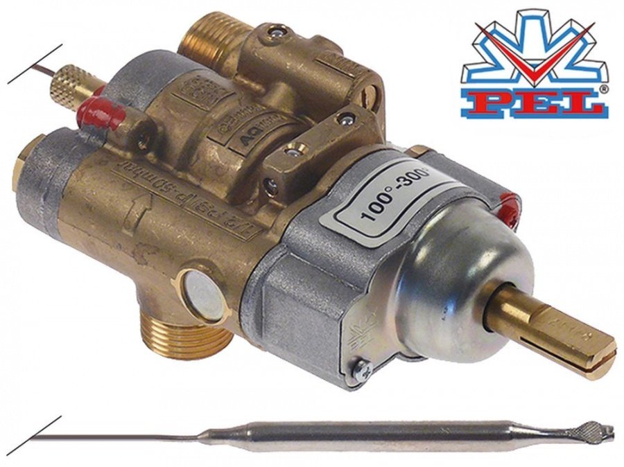 Robinet de gaz termostatic PEL 24ST, 100-300°C - 101759