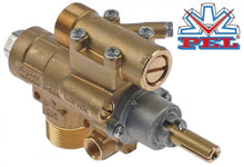 Robinet de gaz PEL23S/O, intrare M28x1,5 mm, iesire M24x1,5 mm, racord termocupla M9x1 mm, ax 10x8 mm, L ax 25 mm - 101893