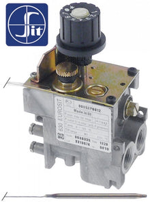 Valva de gaz termostatica SIT 630 Eurosit t° 80-320°C, pentru cuptor, racorduri gaz 3/8", 0085AP0012 - 101915