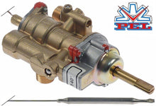 Robinet de gaz termostatic PEL 25ST 140-300°C, racorduri M16x1,5, teava ø 10 mm - 101955