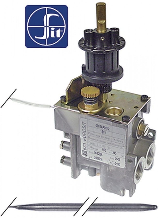 Valva de gaz termostatica seria 630 Eurosit, t. 100-340°C - 101971