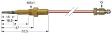 Termocupla cap M8x1, racord M9x1, L 1000 mm - 102008