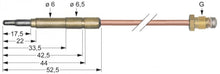 Termocupla L 850 mm, cap ø 6,0 (6,5) mm, racord  M10x1 - 102076