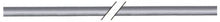 Teava de gaz ø 4mm, L 3000mm, INOX - 102108