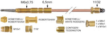 thermocouple set L 900mm 10-piece
