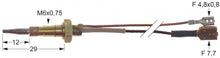 Termocupla L 600 mm, cu 2 conductori - 102148