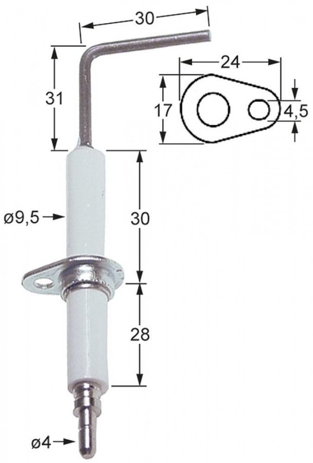 Electrod de aprindere - 102175