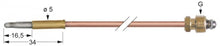 Termocuplu L 1500mm, cap ø 5,0mm, racord M8x1 - 102209