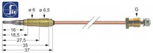 Termocupla L 600 mm, filet racord M9x1 - 102246