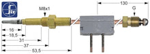 Termocupla intrerupt L 1000 mm, racord M9x1 - 102254