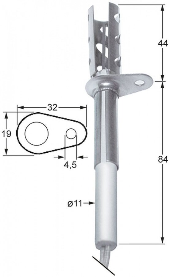 Electrod de aprindere cuptor Moretti Forni - 102356