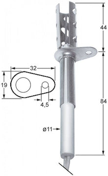 Electrod de aprindere cuptor Moretti Forni - 102356