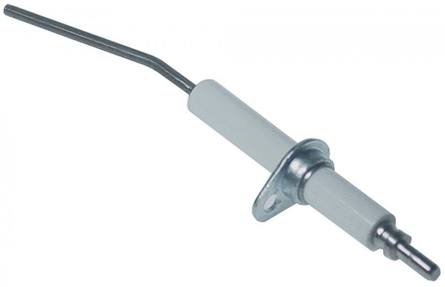 Electrod de aprindere, lungime flansa 24mm, latime flansa 17mm, D1 ø 9,5 mm, L1 60mm, L2 12mm - Cod 102359