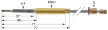 Termocupla flexibila L 750mm, cap M8x1, racord M8x1 - 102420, 40008055