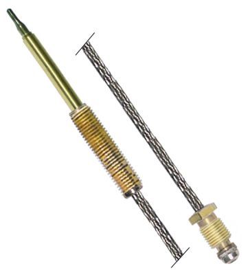 Termocupla flexibila L 750mm, cap M8x1, racord M8x1 - 102420, 40008055
