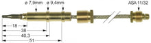 thermocouple flexible 7/16" ASA 11/32 L 900mm