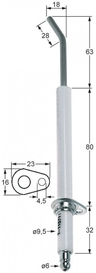 Electrod de aprindere - Cod 102448