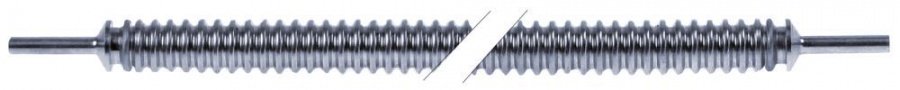 Teava gaz flexibila, gofrata, L 750 mm, terminali ø 4 mm, din inox - 102460