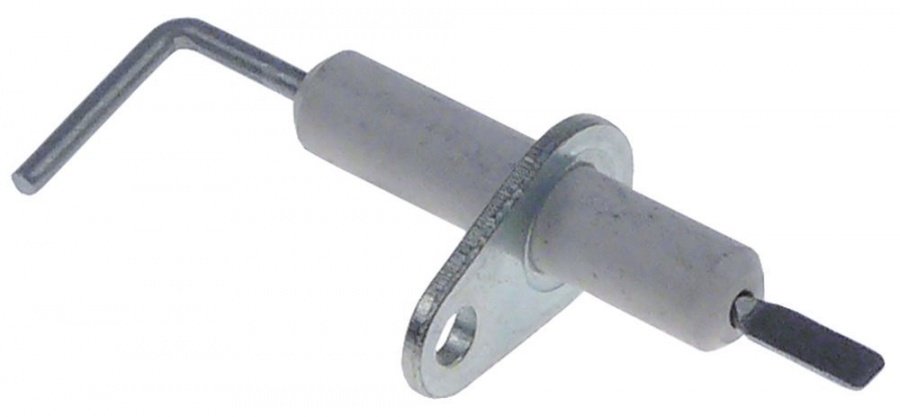 Electrod de aprindere - bujie, ø 6,3 mm, flansa 19x12 mm - 102645