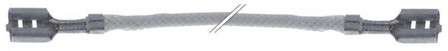 cable connection male faston 6,3mm cable length 900mm Qty 1m