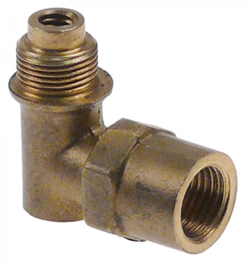 parte inferioara arzator pilot îndoit FE M10x0,75 FI 7/32\ (28G) FI 1"