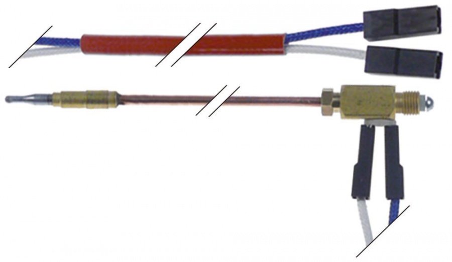 Termocupla cu intrerupere L 750 mm, cap ø 6 / 6,5 mm, racord M9x1 - 102724